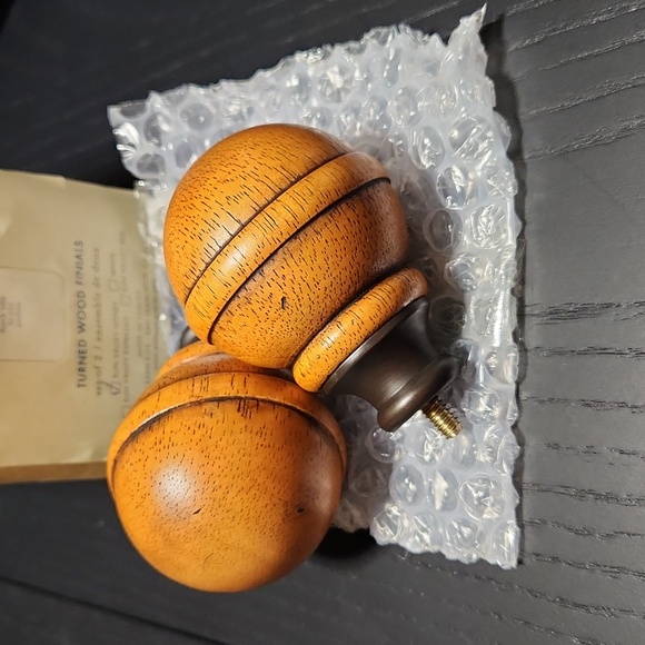 Pottery Barn Kids, Turned Wood Finials - Picture 16 of 17